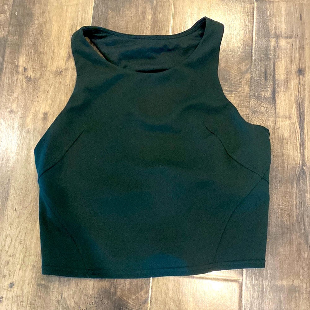 lululemon green align crop tank
